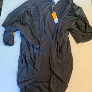 Lane Bryant c&c Puckered Kimono CardiganGray 22/24